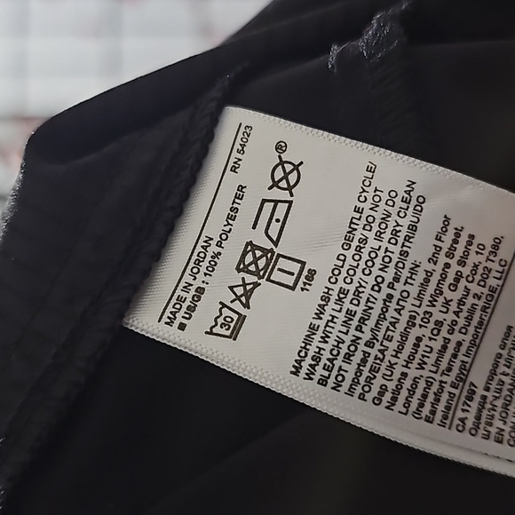 BR STANDARD Black Zippered Ankle Motion Tech Joggers Pants Size Medium - Picture 6 of 7